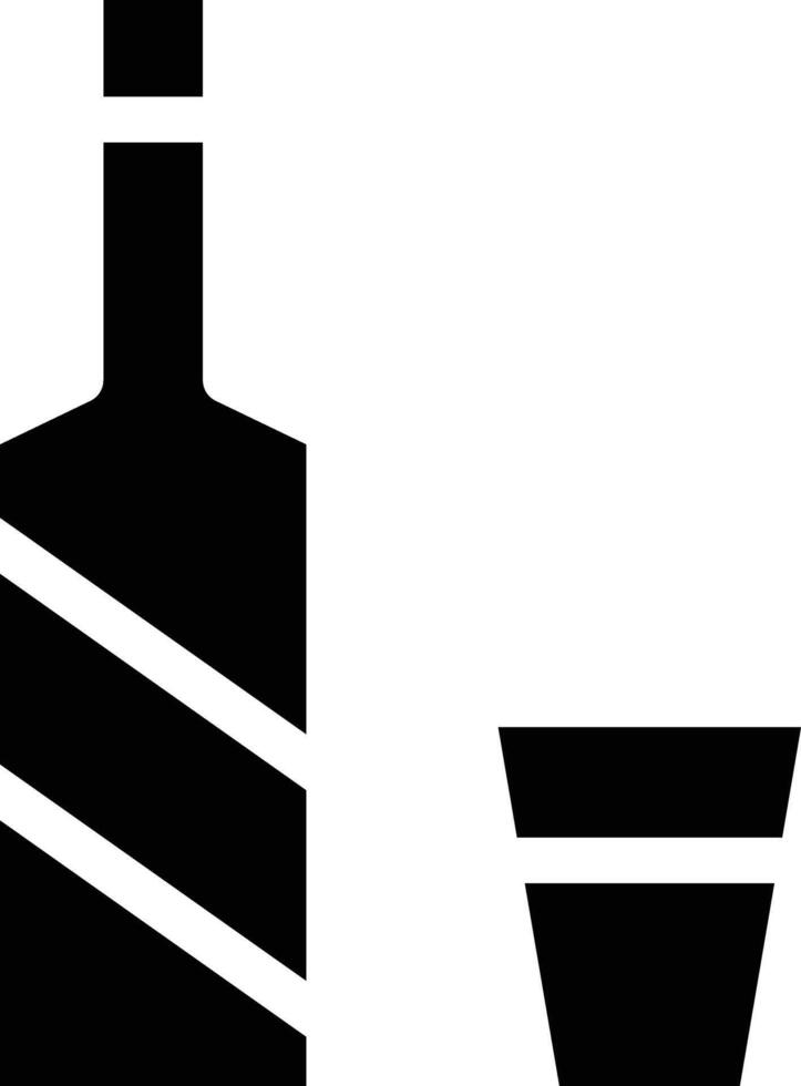 Champagner-Vektor-Symbol vektor