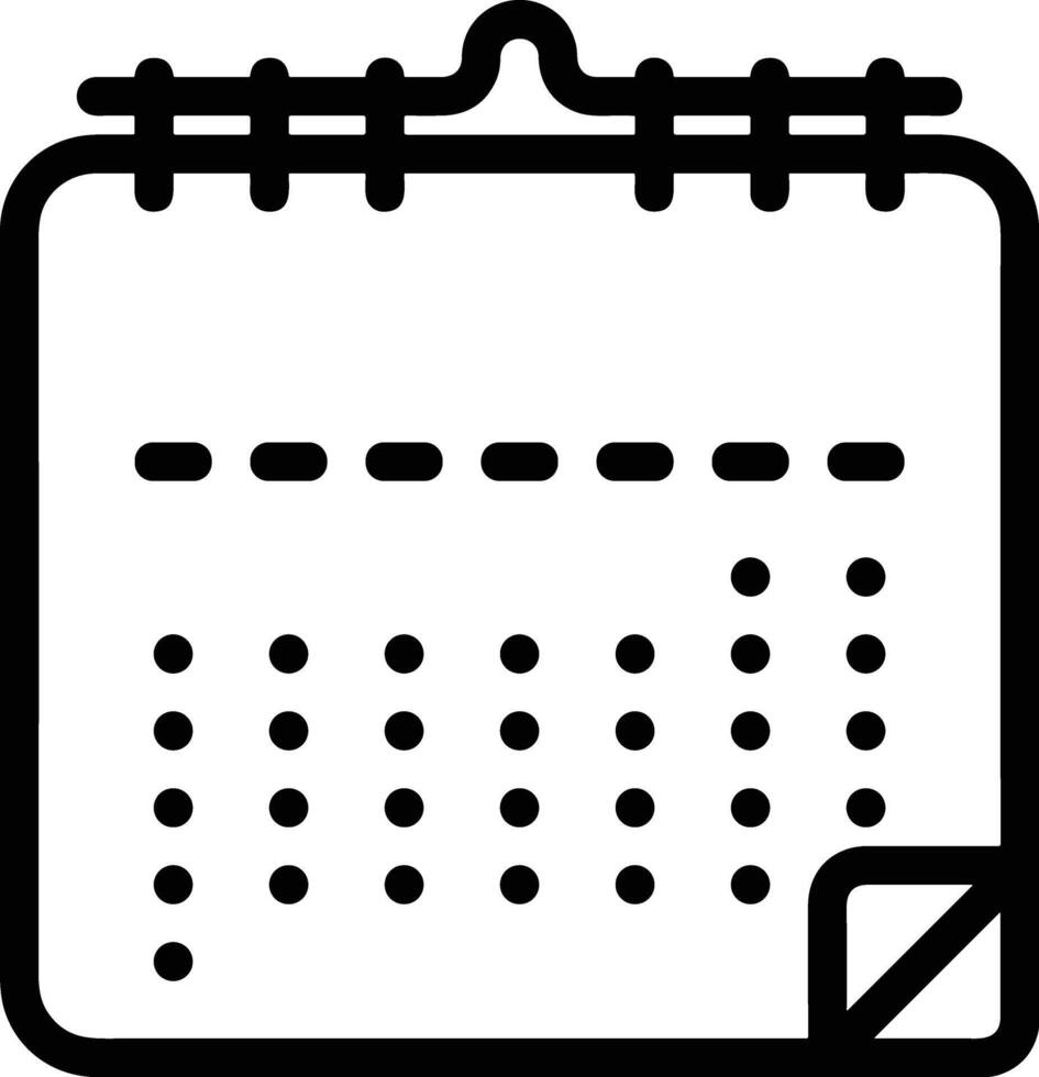 Kalender Symbol Symbol Vektor Bild