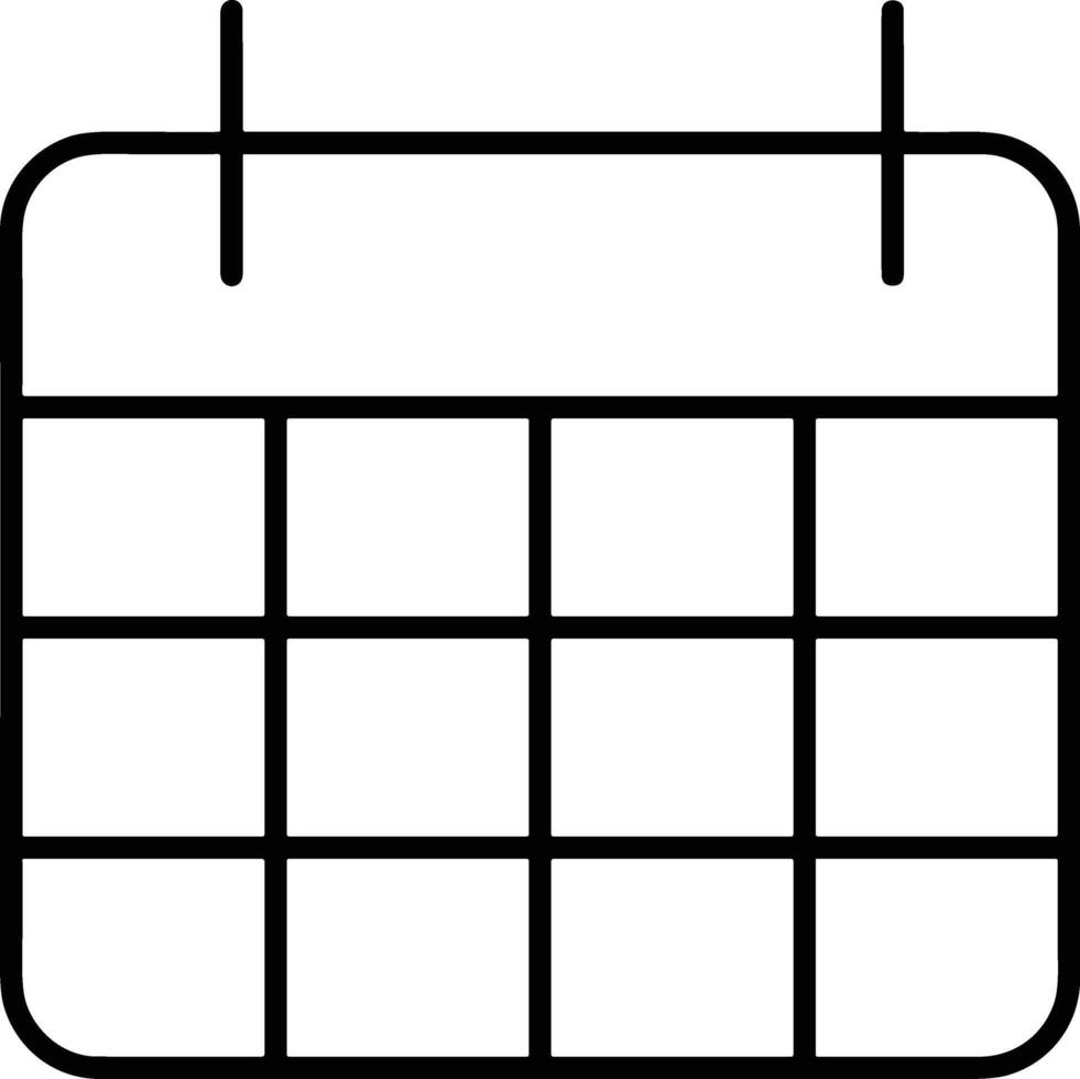 kalender ikon symbol vektor bild