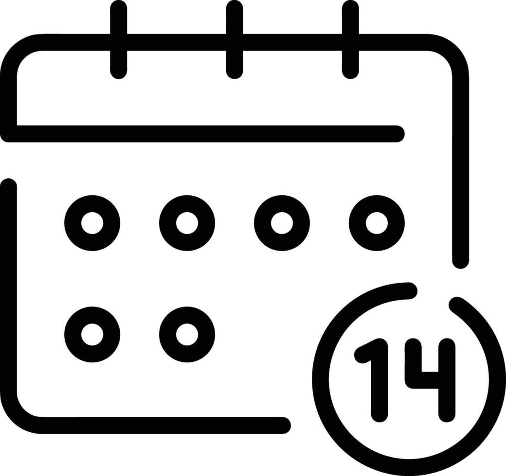 kalender ikon symbol vektor bild