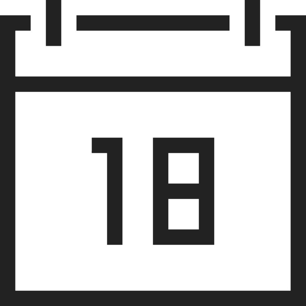 Kalender Symbol Symbol Vektor Bild