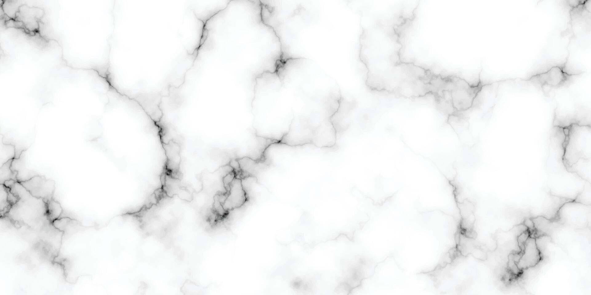 nahtlos Muster von Fliese Stein Textur. Weiß Marmor Textur. schwarz Riss auf Weiß Hintergrund. Weiß Marmor Muster Textur zum Hintergrund. vektor