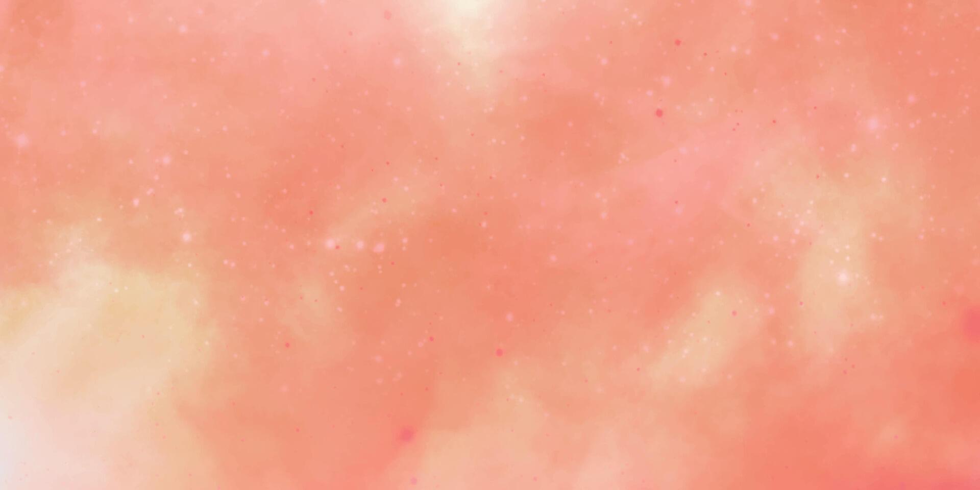 Sanft Pastell- wolkig Hintergrund. Aquarell Hintergrund. rot Rosa und Sahne Farbe Hintergrund. abstrakt Hintergrund mit Blasen. vektor