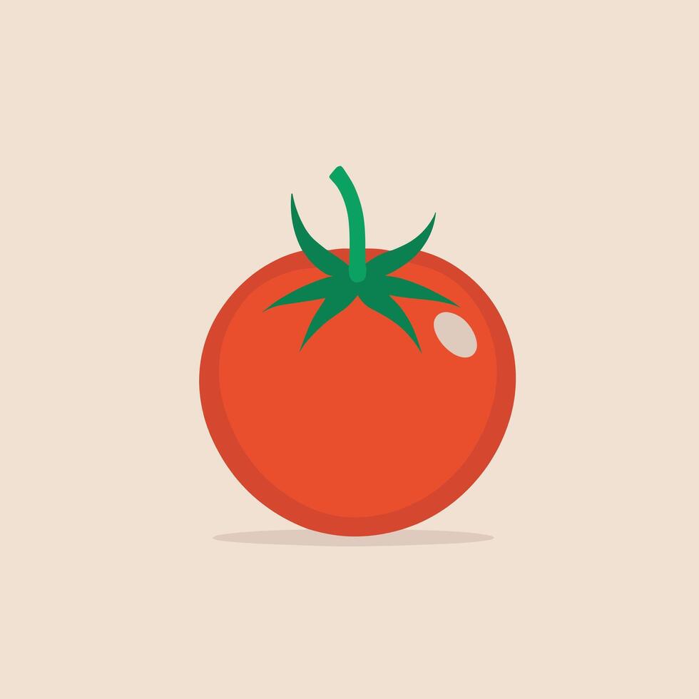 Tomate Clip Kunst Vektor Illustration