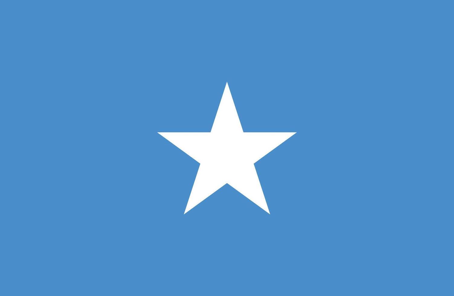 platt illustration av somalia nationell flagga. somalia flagga design. vektor