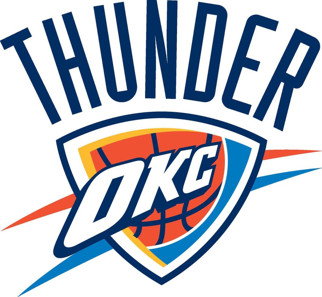 Logo von das Oklahoma Stadt Donner Basketball Mannschaft vektor