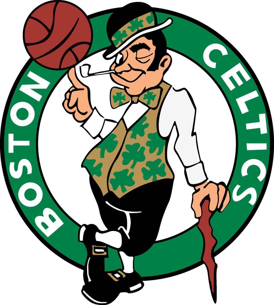 logotyp av de boston celtics basketboll team vektor