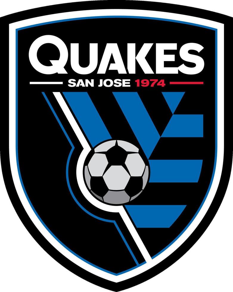 Logo von das san Jose Erdbeben Haupt Liga Fußball Fußball Mannschaft vektor