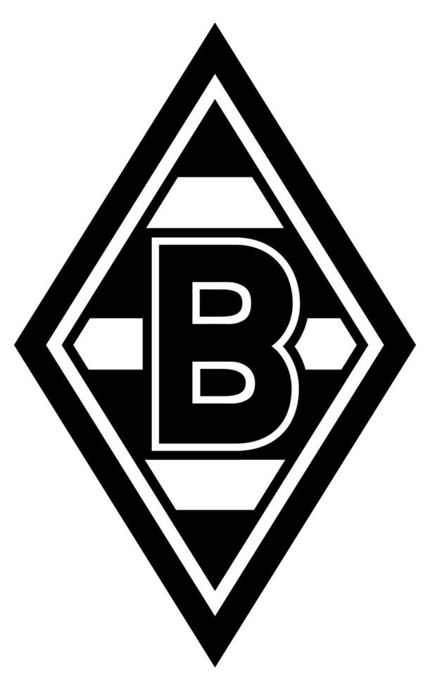 Logo von das Borussia Mönchengladbach Bundesliga Fußball Mannschaft vektor