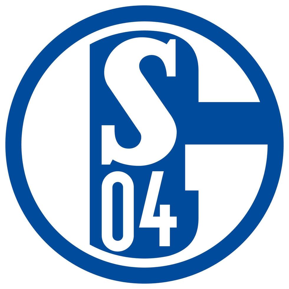 logotyp av de schalke 04 bundesliga fotboll team vektor