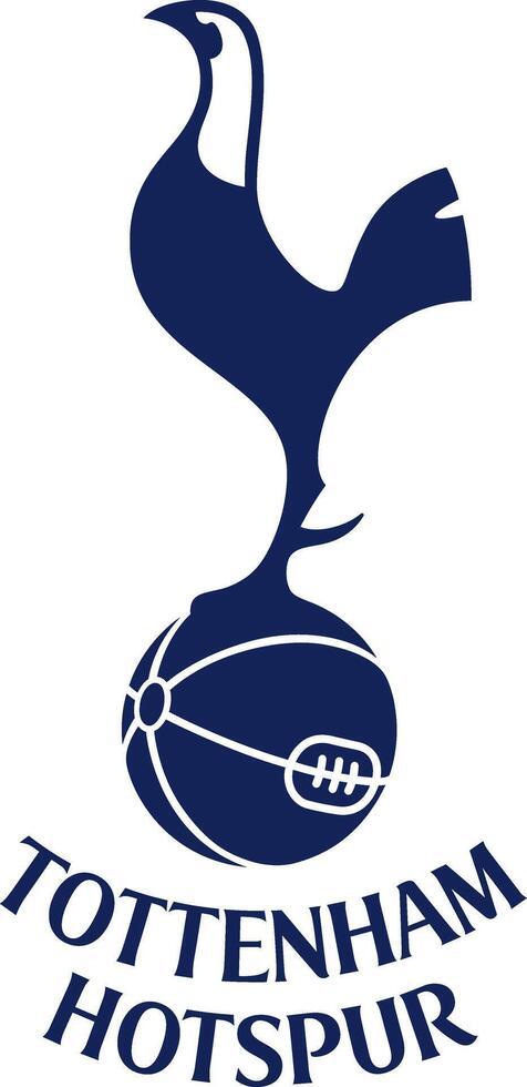 das Logo von das Tottenham Heißsporn Fußball Verein von das Englisch Premier Liga vektor