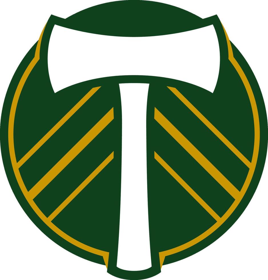 logotyp av de portland timmer större liga fotboll fotboll team vektor