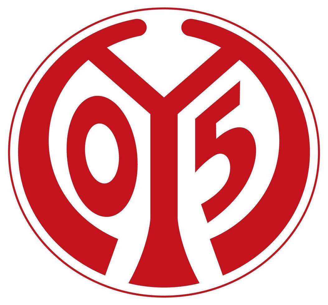 Logo von das Mainz 05 Bundesliga Fußball Mannschaft vektor