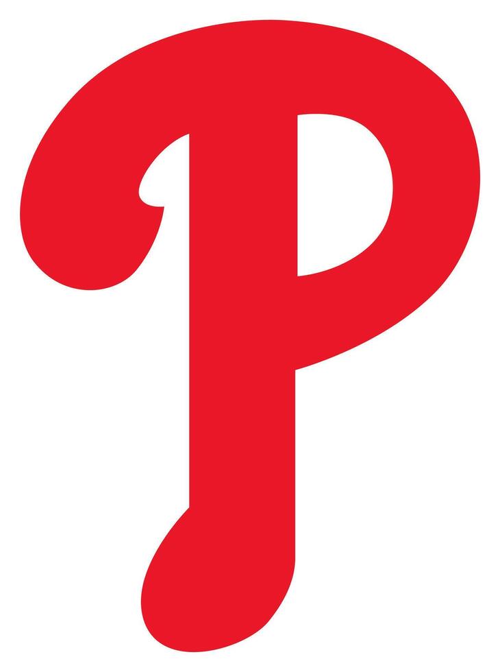 logotyp av de philadelphia phillies större liga baseboll team vektor