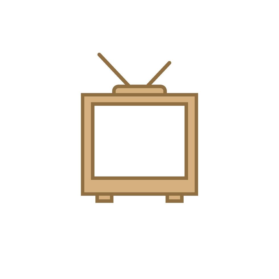 Fernsehen Symbol Vektor Vorlage Illustration Design