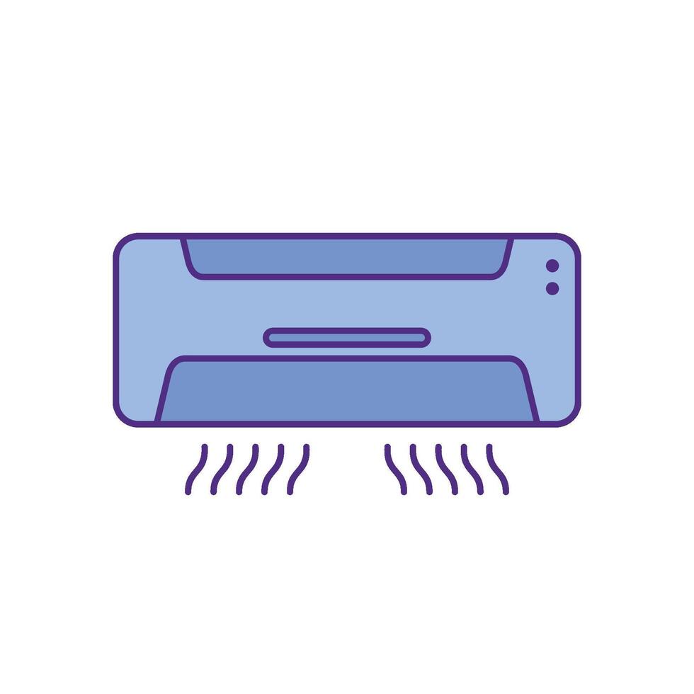 Luft Conditioner Symbol Vektor Vorlage Illustration Design