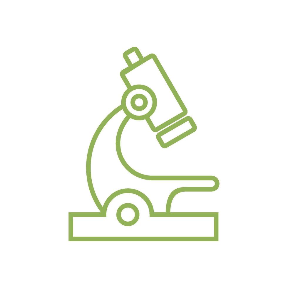 Mikroskop Symbol Vektor Vorlage Illustration Design