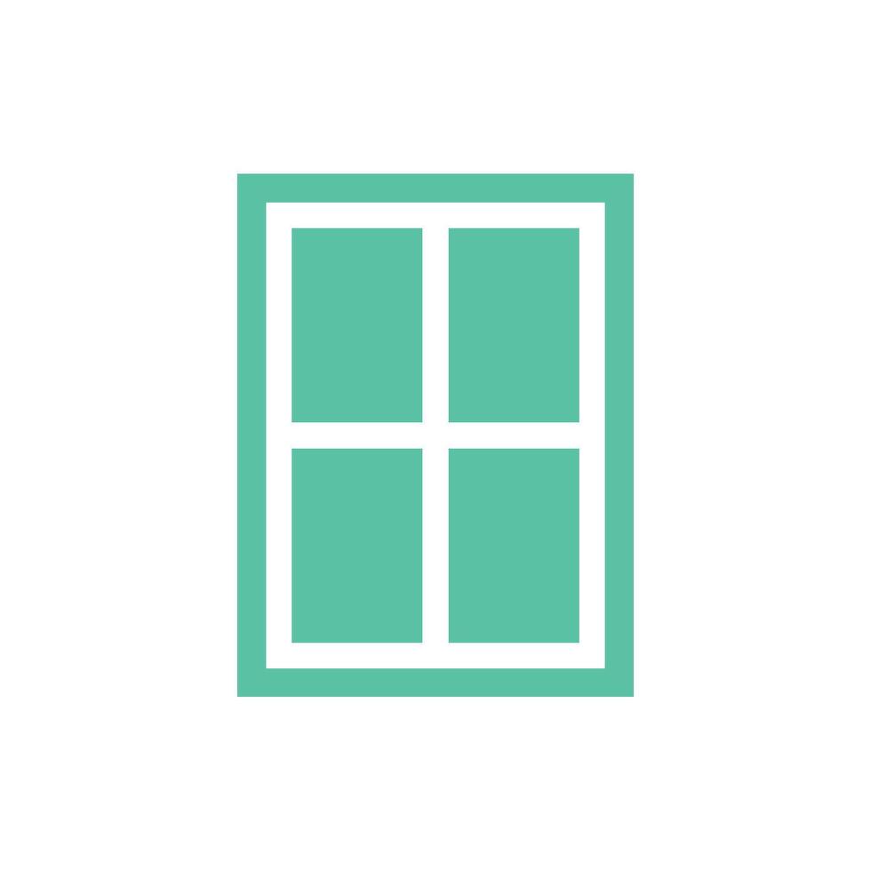 fönster ikon vektor mall illustration design