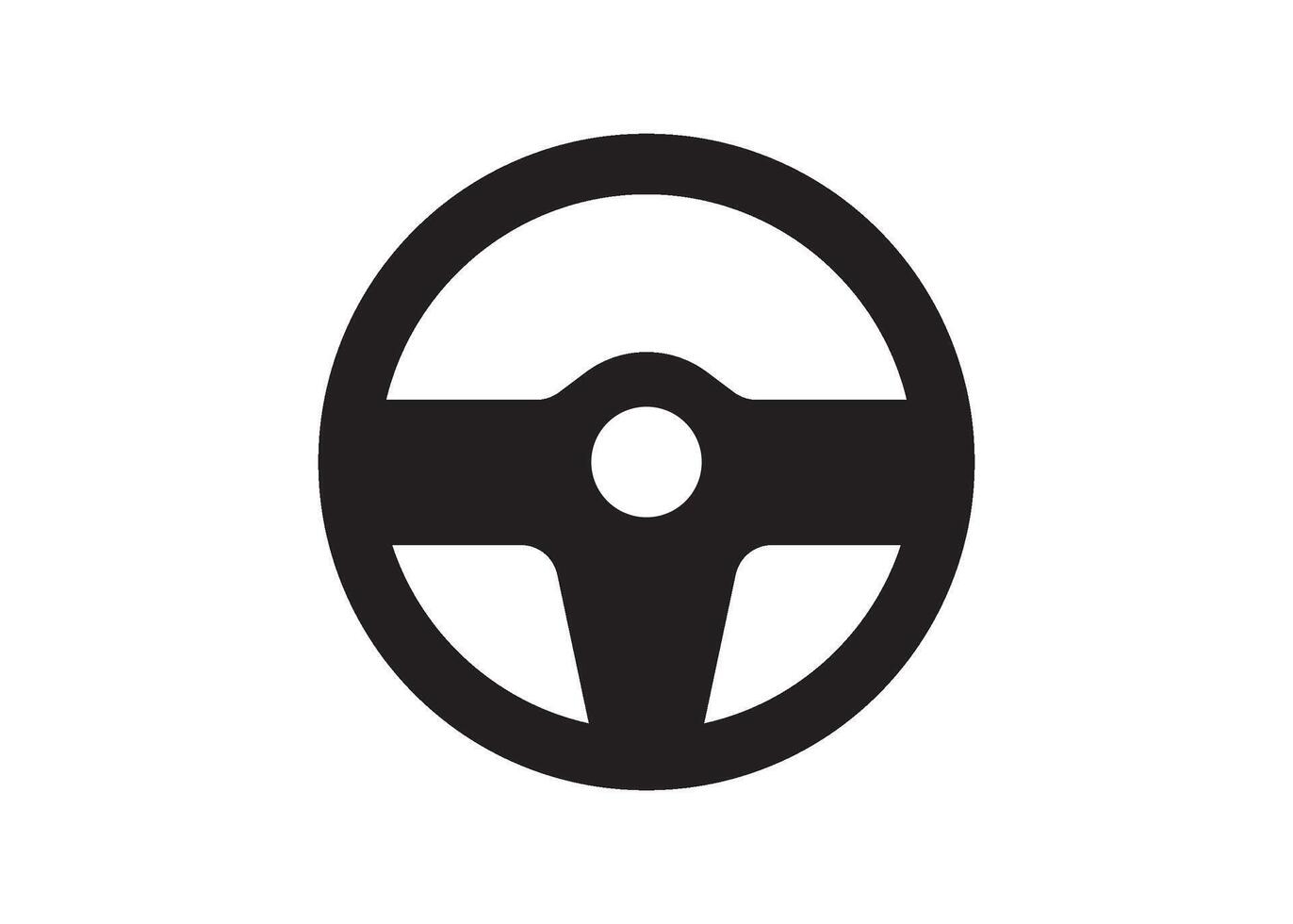 styrning hjul ikon design vektor