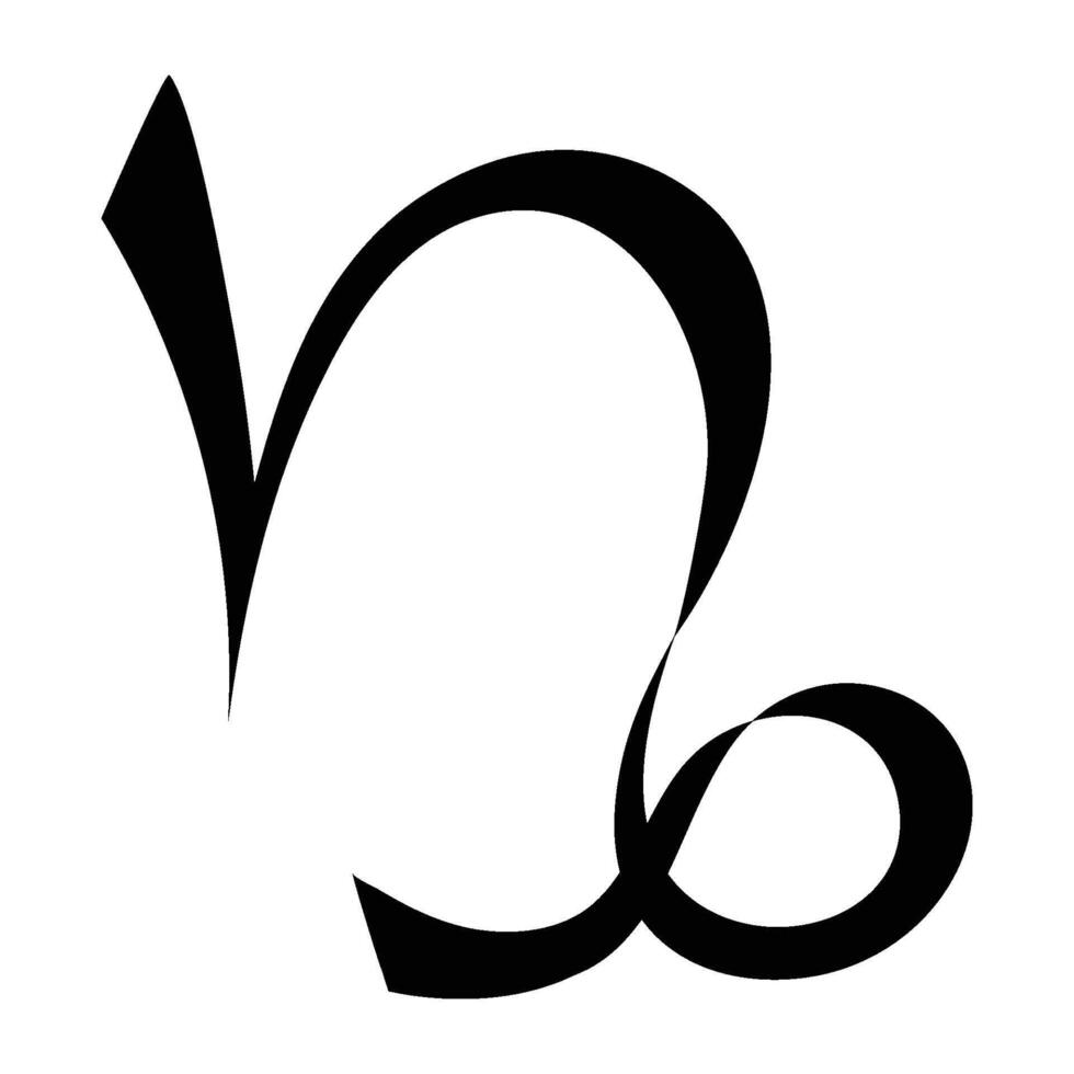capricorn zodiaken ikon vektor