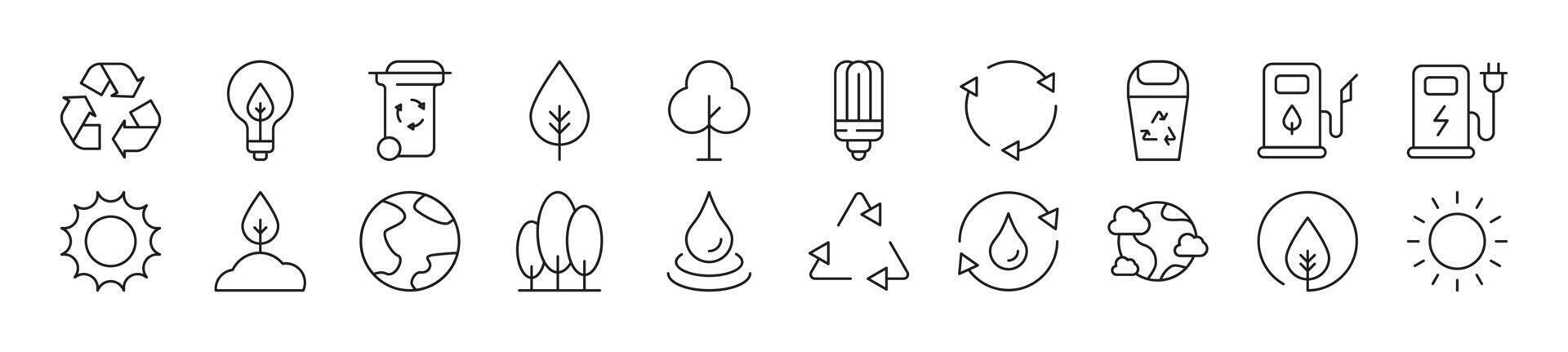 samling av tunn linje ikoner av Kontakt oss. redigerbar stroke. enkel linjär illustration för webb webbplatser, tidningar, artiklar bok vektor