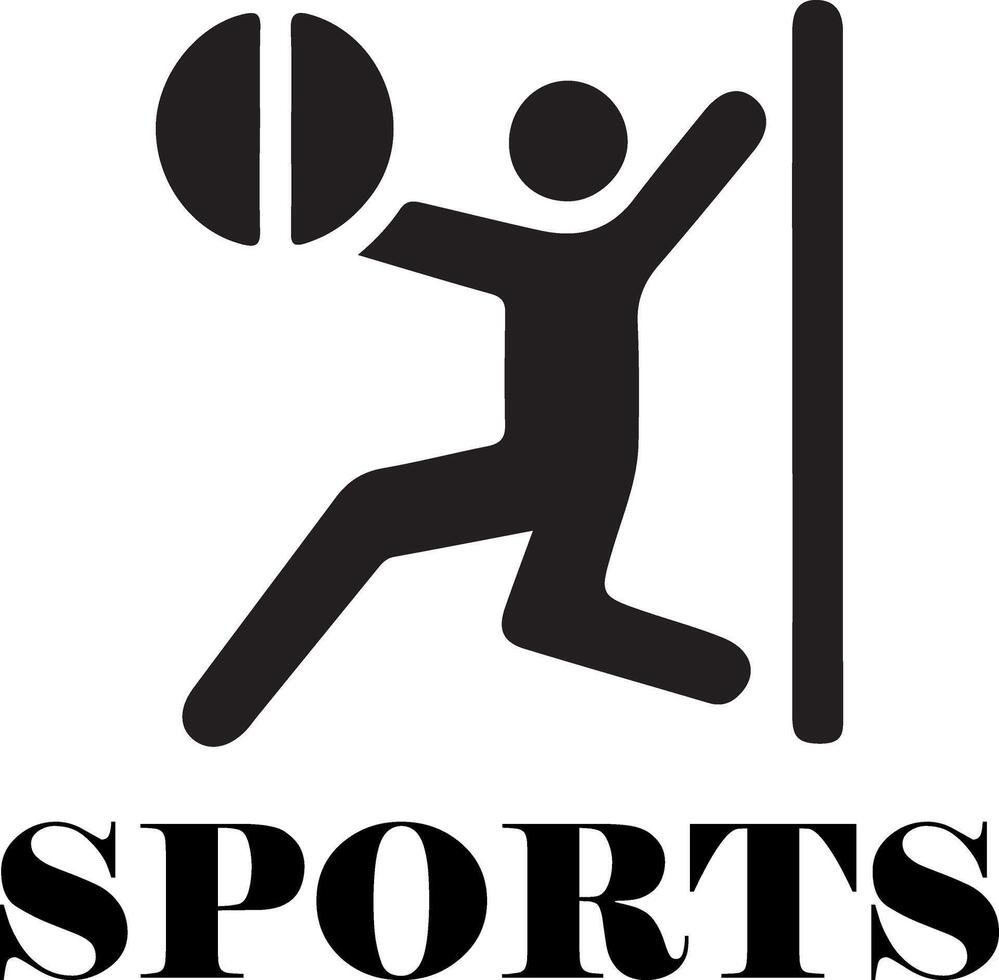 sport logotyp vektor svart Färg 13