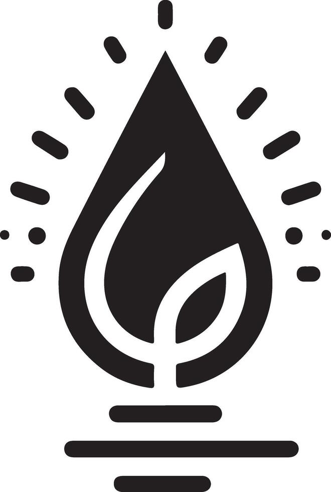 minimal regn släppa ikon symbol, platt illustration, svart Färg silhuett, vit bakgrund 5 vektor