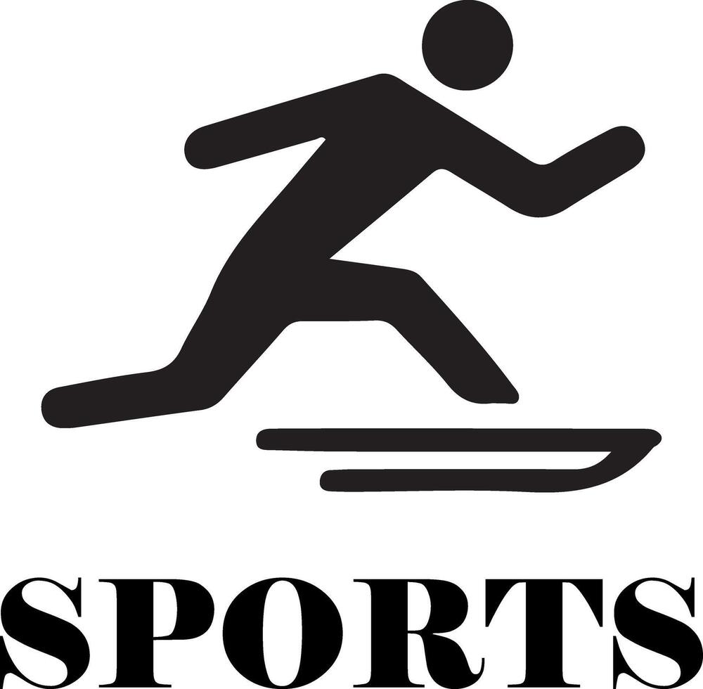 Sport Logo Vektor schwarz Farbe 31