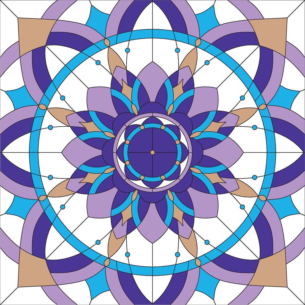 Vektor Farbe Vorlage, abstrakt Decke skizzieren. lila lila Platz Decke. Muster zum das Hintergrund.