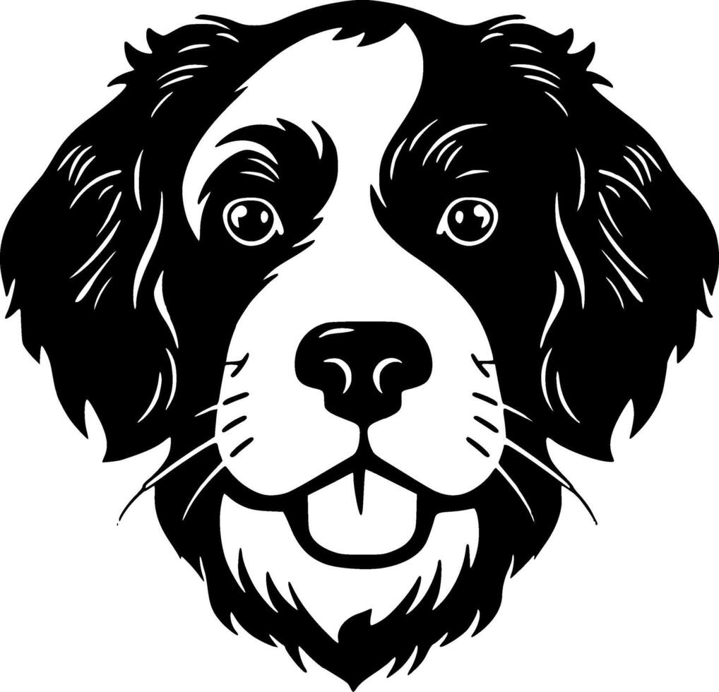 Terrier - - minimalistisch und eben Logo - - Vektor Illustration