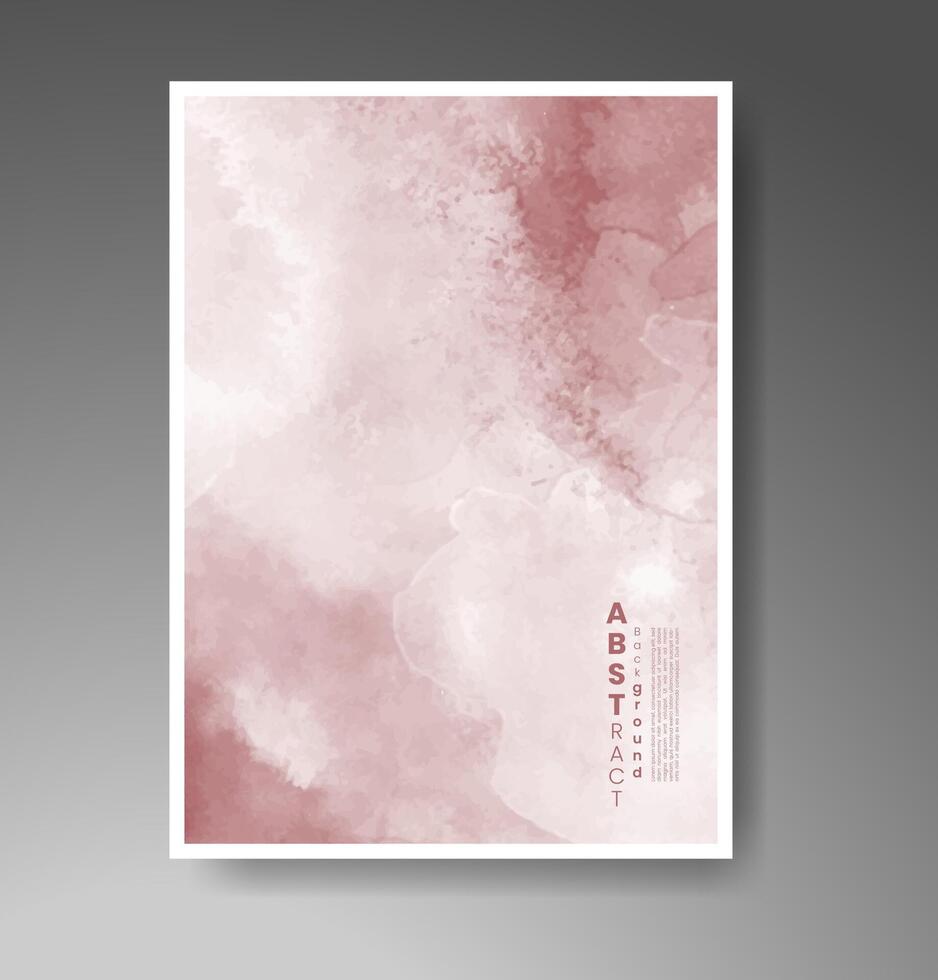 Karten mit Aquarellhintergrund. design für ihr cover, datum, postkarte, banner, logo. vektor