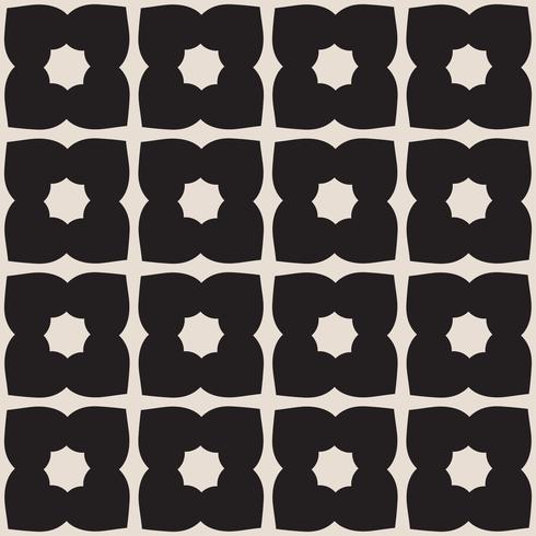 Universal svart och vitt sömlös mönsterplattor. vektor
