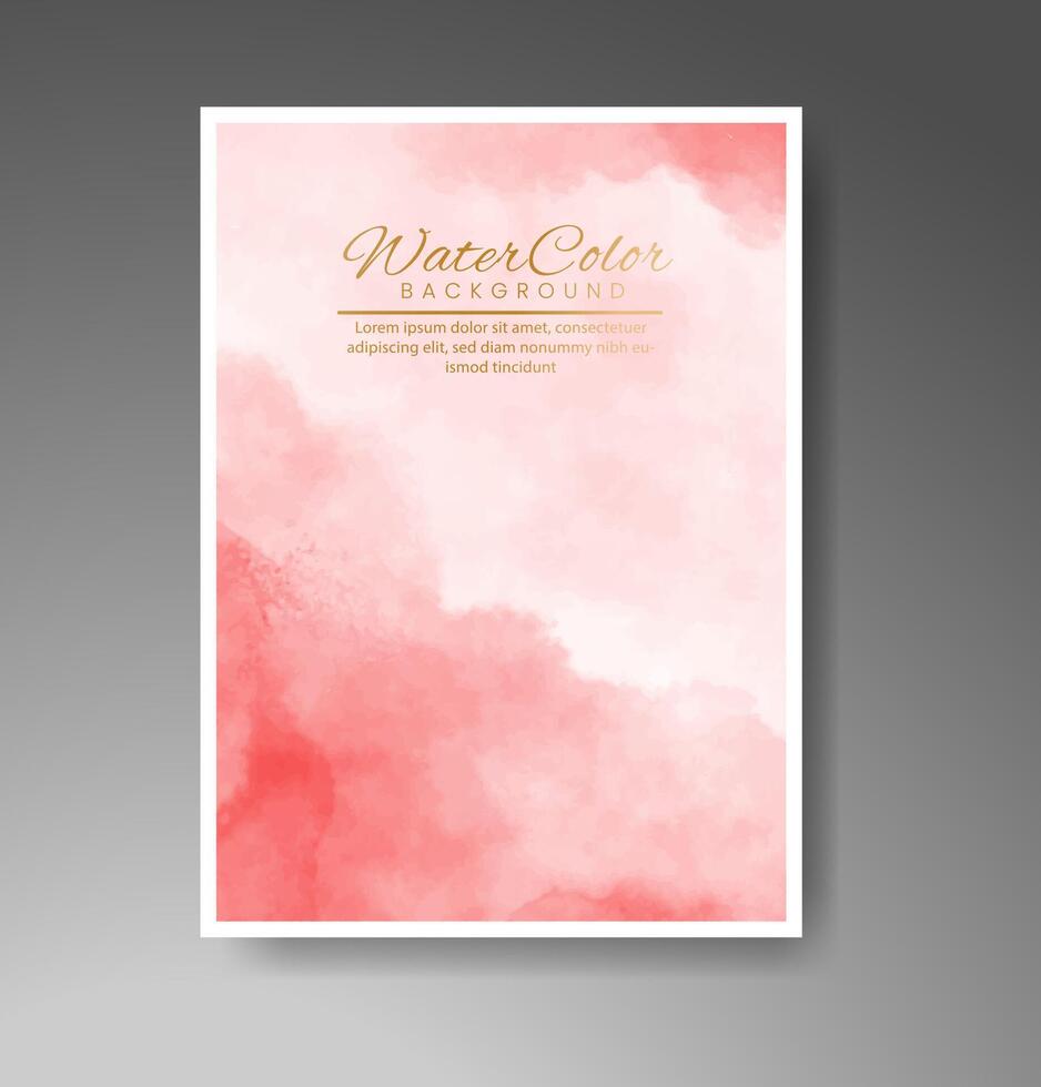 Karten mit Aquarellhintergrund. design für ihr cover, datum, postkarte, banner, logo. vektor