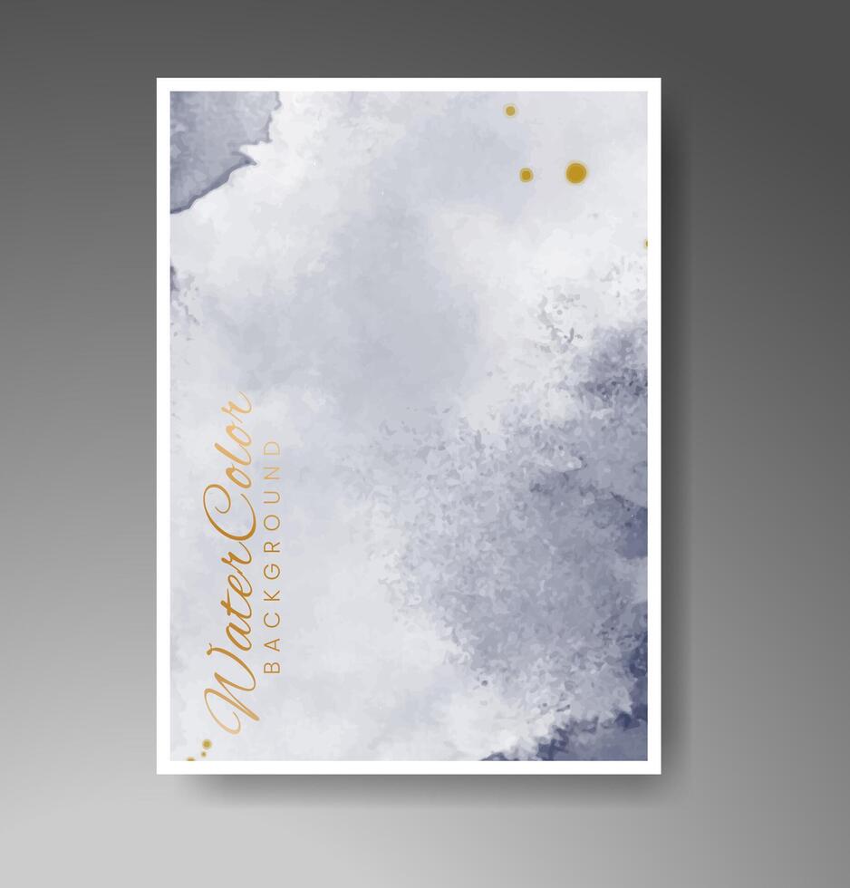 Karten mit Aquarellhintergrund. design für ihr cover, datum, postkarte, banner, logo. vektor