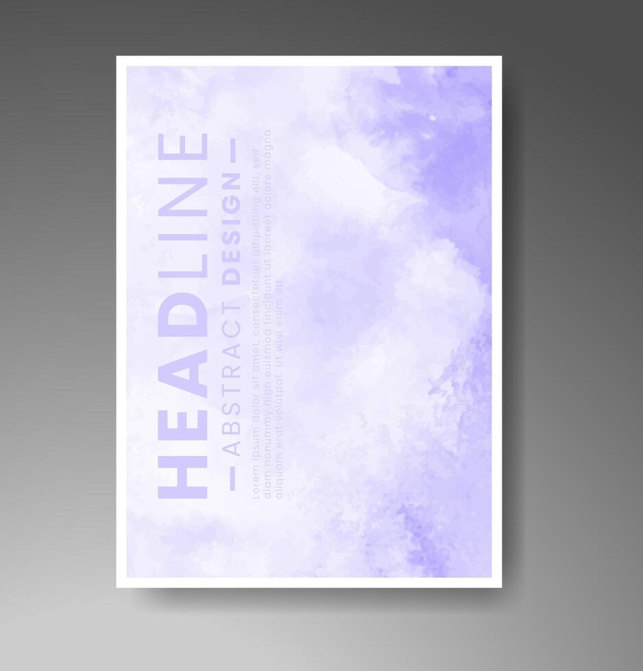 Karten mit Aquarellhintergrund. design für ihr cover, datum, postkarte, banner, logo. vektor