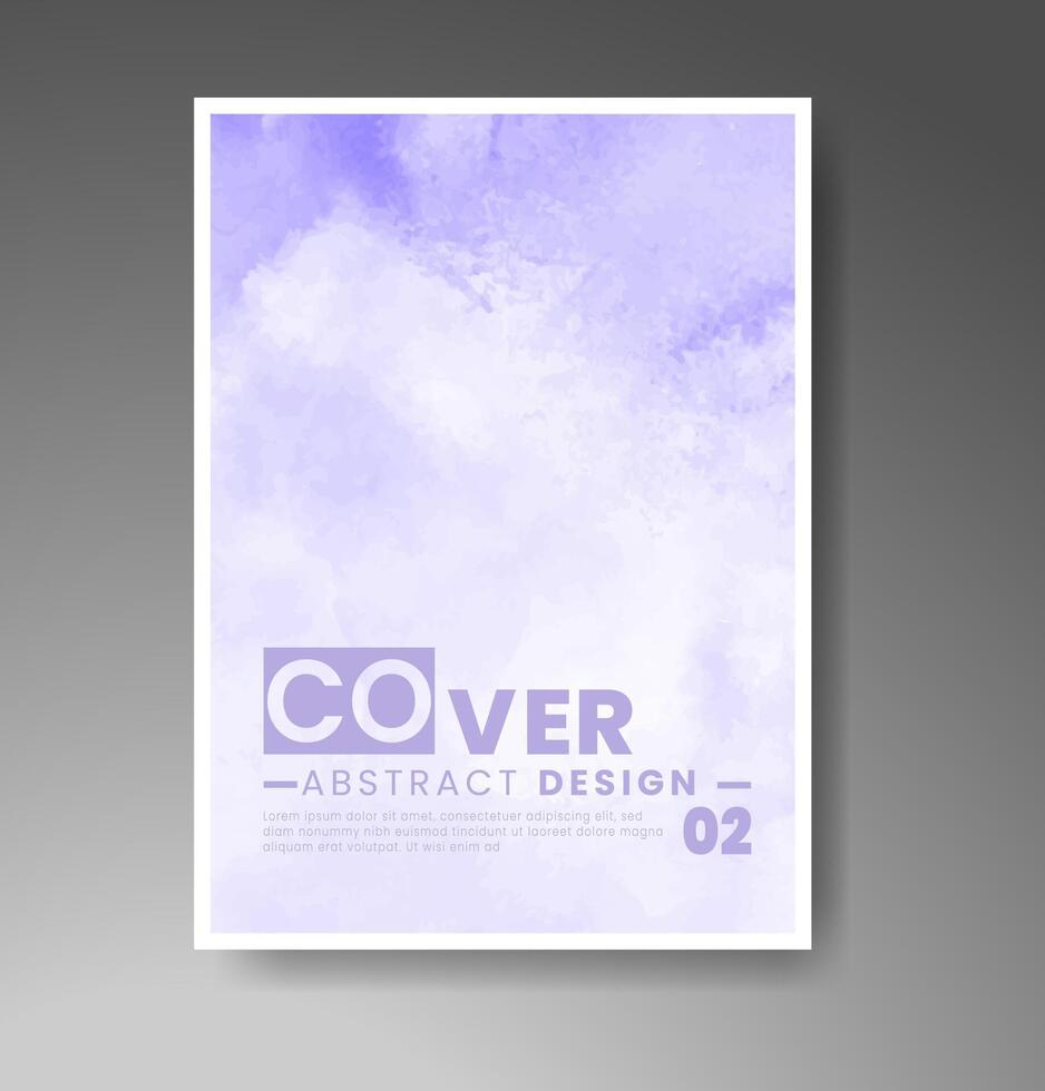 Karten mit Aquarellhintergrund. design für ihr cover, datum, postkarte, banner, logo. vektor