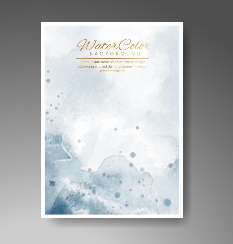 Karten mit Aquarellhintergrund. design für ihr cover, datum, postkarte, banner, logo. vektor