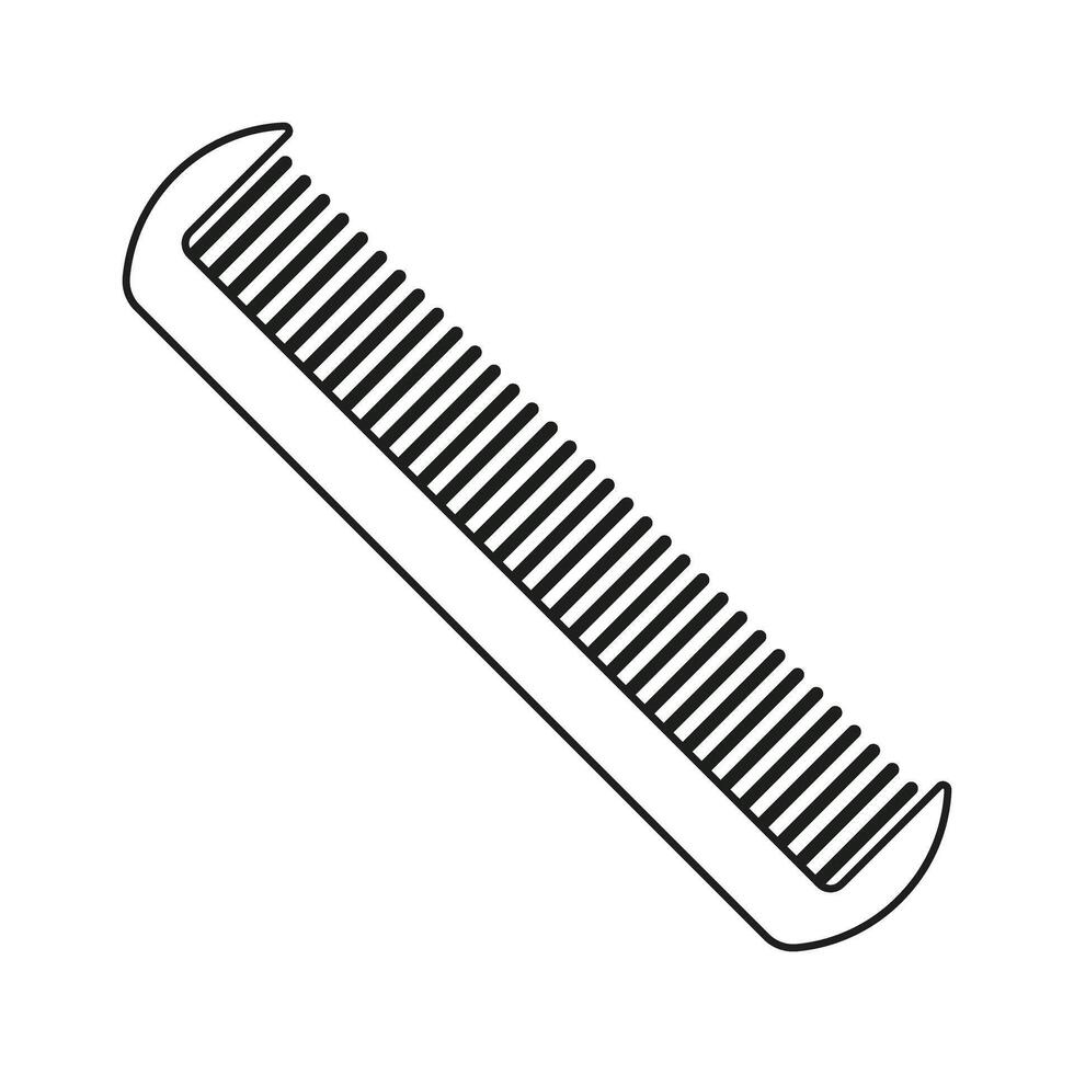 Haar Kamm Symbol Vektor. Frisur Illustration unterzeichnen. Barbier Geschäft Symbol. Friseur Logo. vektor