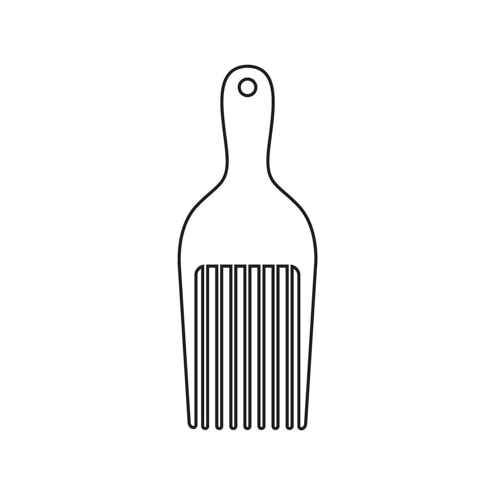 Haar Kamm Symbol Vektor. Frisur Illustration unterzeichnen. Barbier Geschäft Symbol. Friseur Logo. vektor