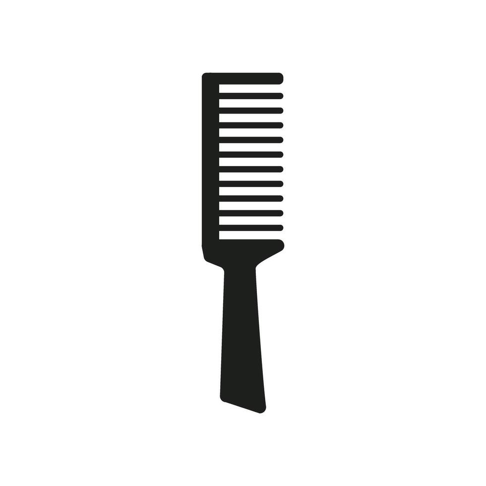 Haar Kamm Symbol Vektor. Frisur Illustration unterzeichnen. Barbier Geschäft Symbol. Friseur Logo. vektor