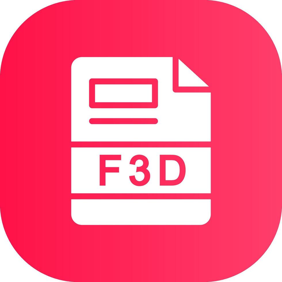 f3d kreativ ikon design vektor