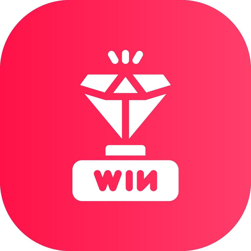 Gewinner kreatives Icon-Design vektor