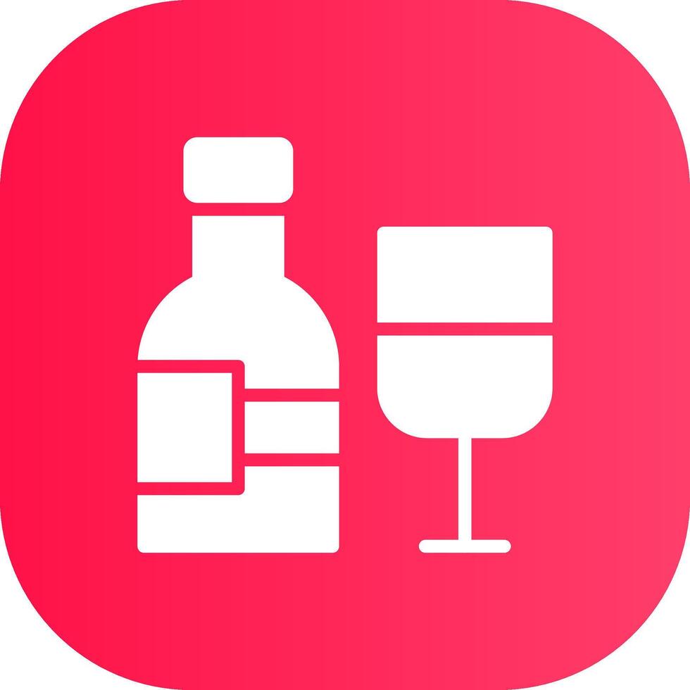 Wein kreatives Icon-Design vektor