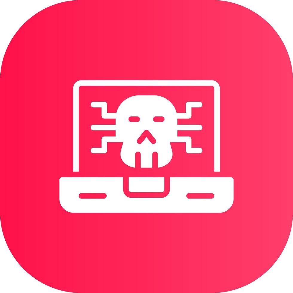 Kreatives Icon-Design für Malware vektor