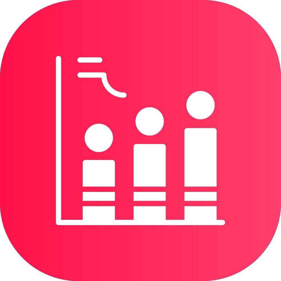 histogram kreativ ikon design vektor