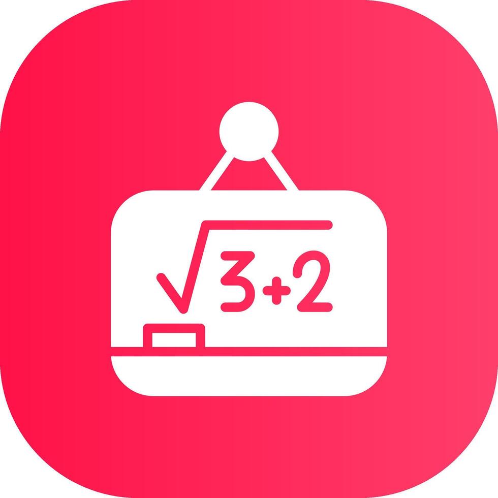 Whiteboard kreatives Icon-Design vektor