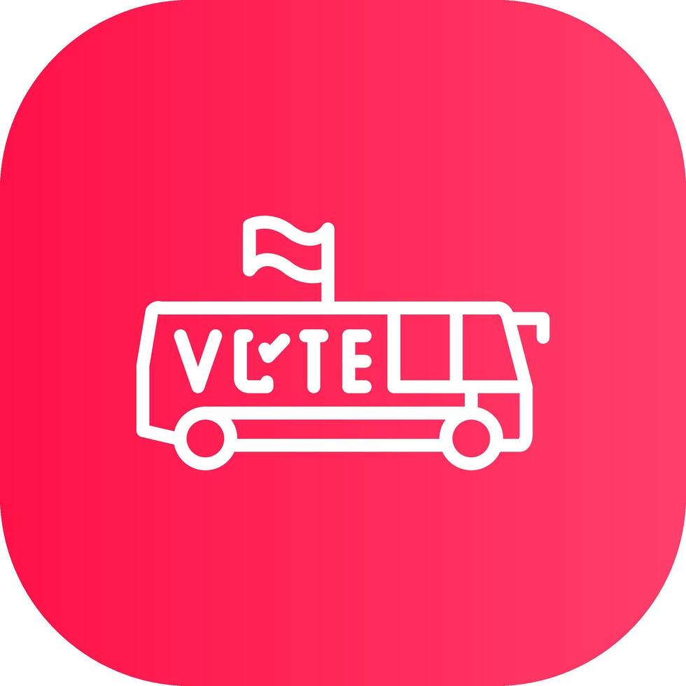 Bus kreatives Icon-Design vektor