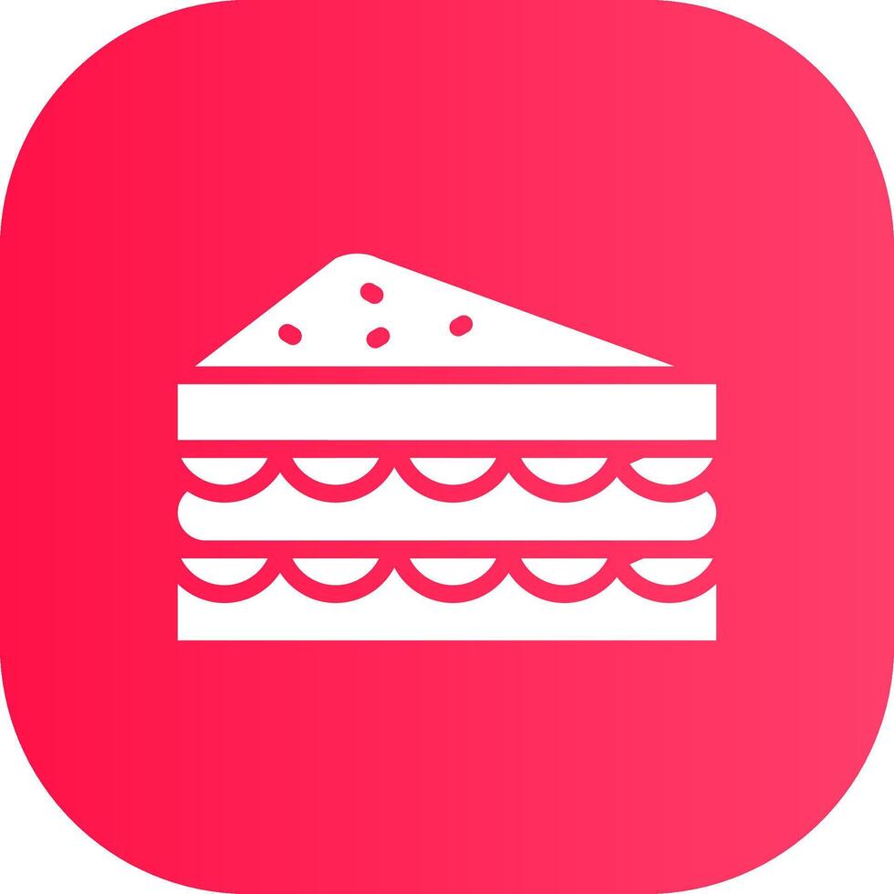 Sandwich kreatives Icon-Design vektor