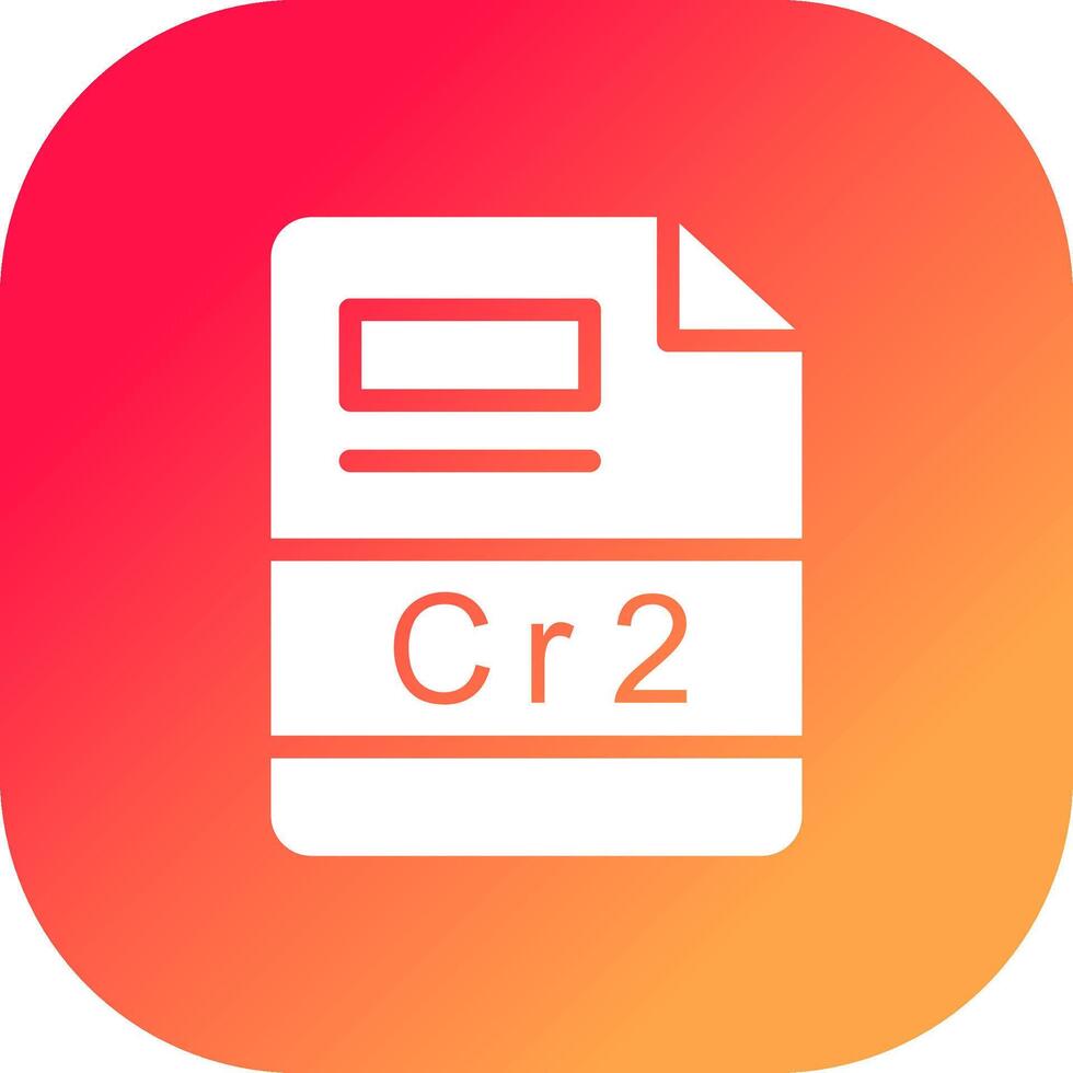 cr2 kreativ Symbol Design vektor