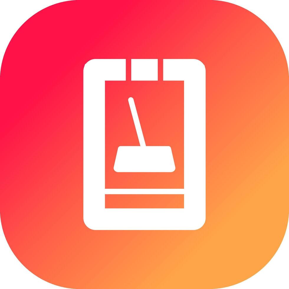 rengöringsmedel mobil app kreativ ikon design vektor